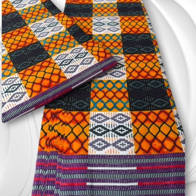 Akwete inspired Fabric OPR - High Quality