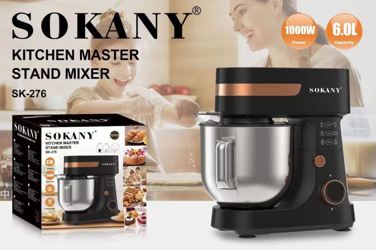 6L stand mixer