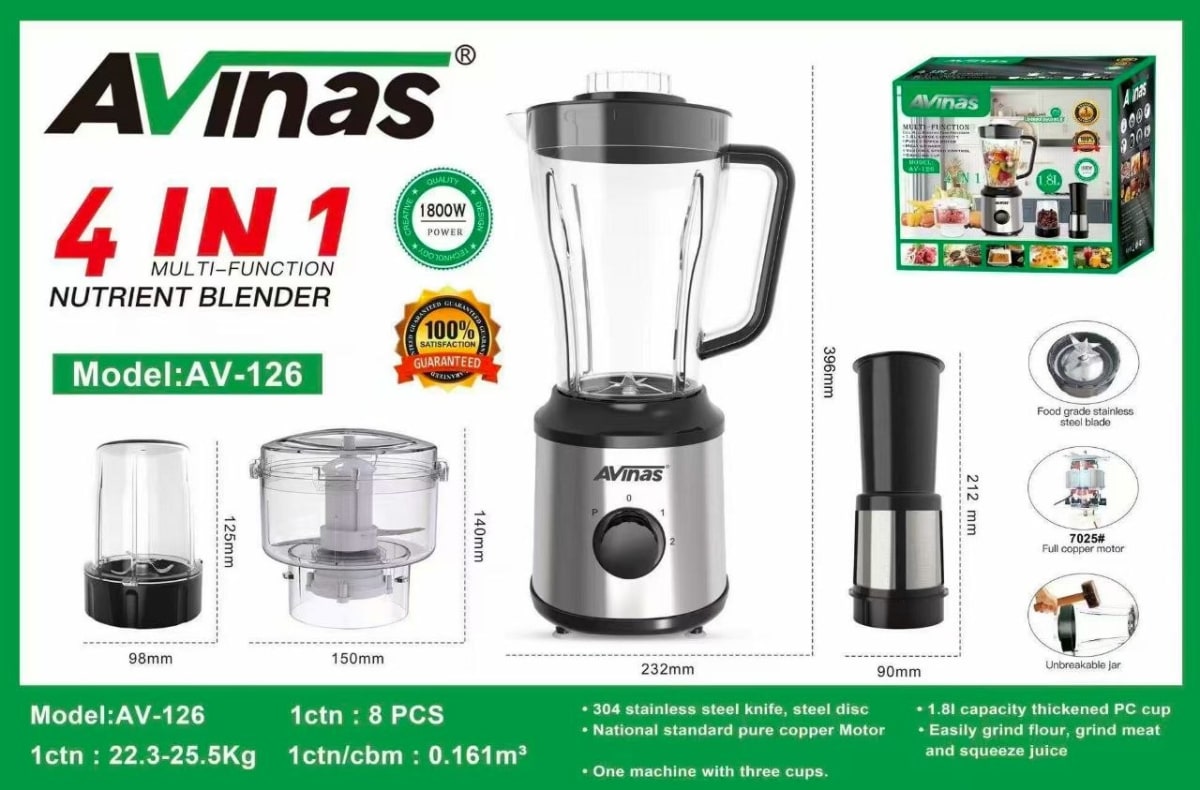 AVINAS 4 IN 1 BLENDER