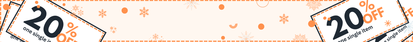 20% OFF A SINGLE ITEM