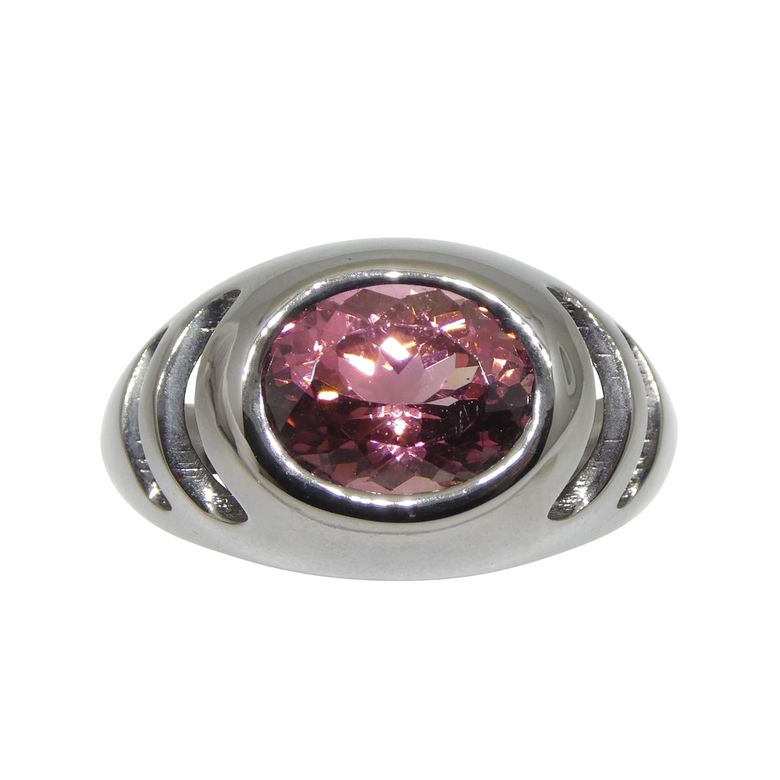 2.59ct Pink Padparadscha Ring, custom ring by Skyjems.ca