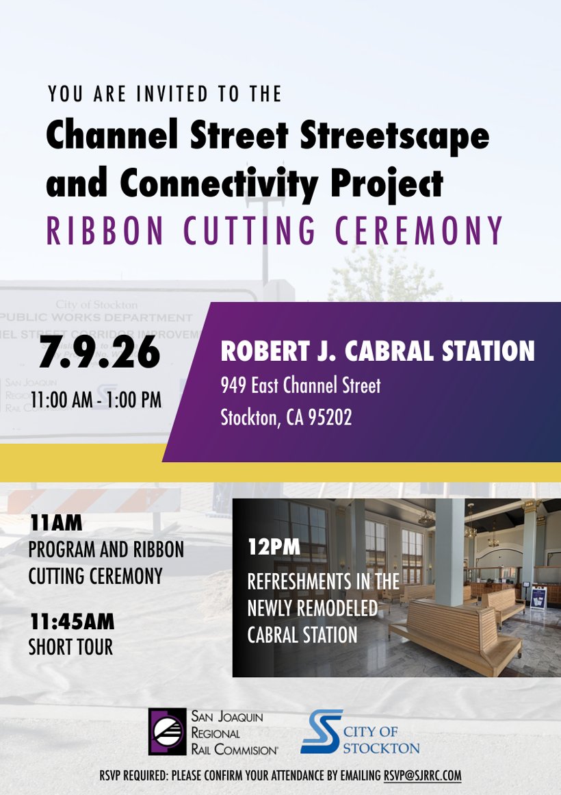 Channel Street Streetscape Ribbon Cutting