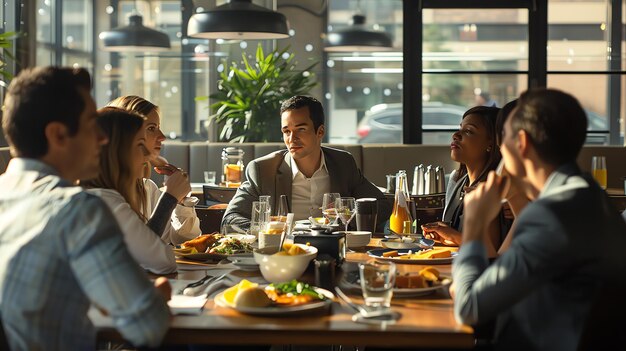 Elegant restaurant setting