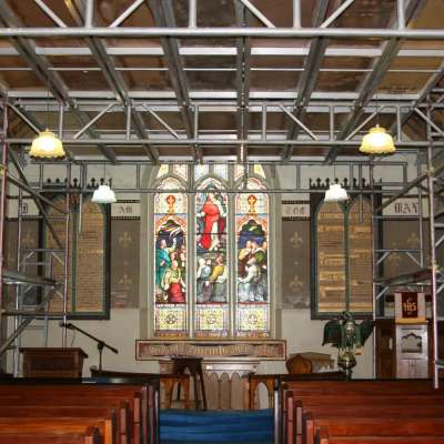 Ceiling after treatment