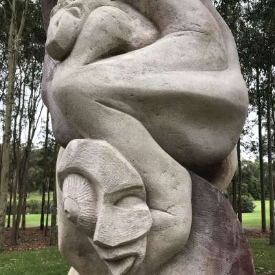 After Treatment - Details of the Way of the Sage Sculpture