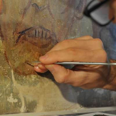 Retouching the mural