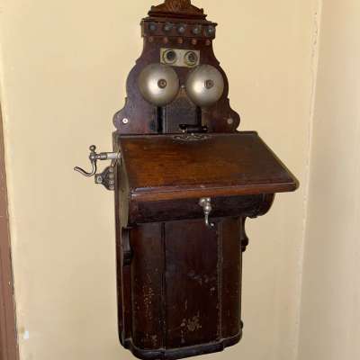 Telephone inside Strawberry Hill