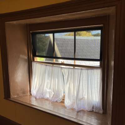 Detail of window coverage