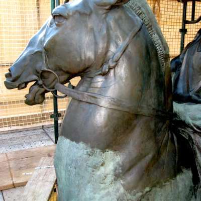 During treatment - conservation treatment underway