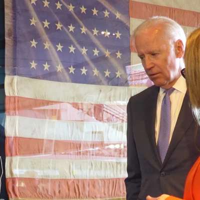 Vice President Joe Biden at the Guadalcanal Flag Presentation