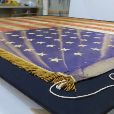 The Guadalcanal Flag During Treatment