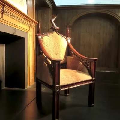 Chair in display location