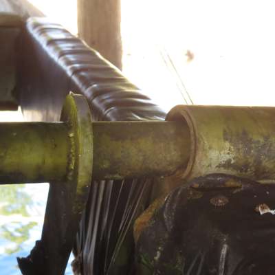 Float bearing before treatment