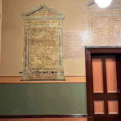 After treatment, west wall