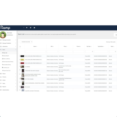 Example capture of Locafi 
