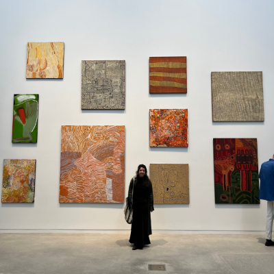 Eden Christian in the new gallery space