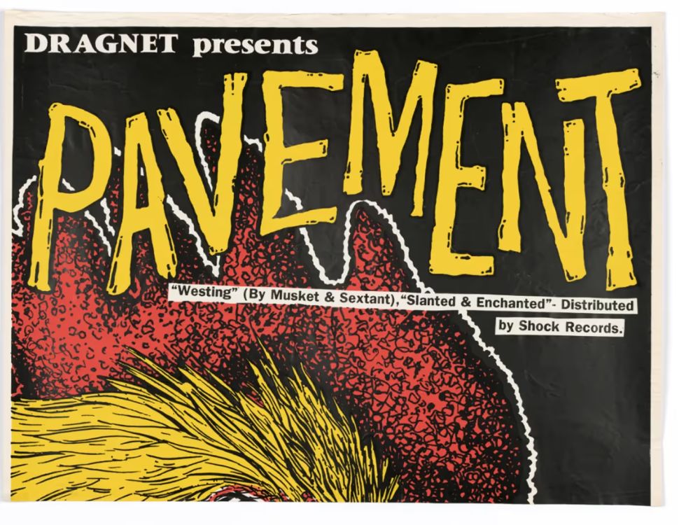 Digitised concert poster