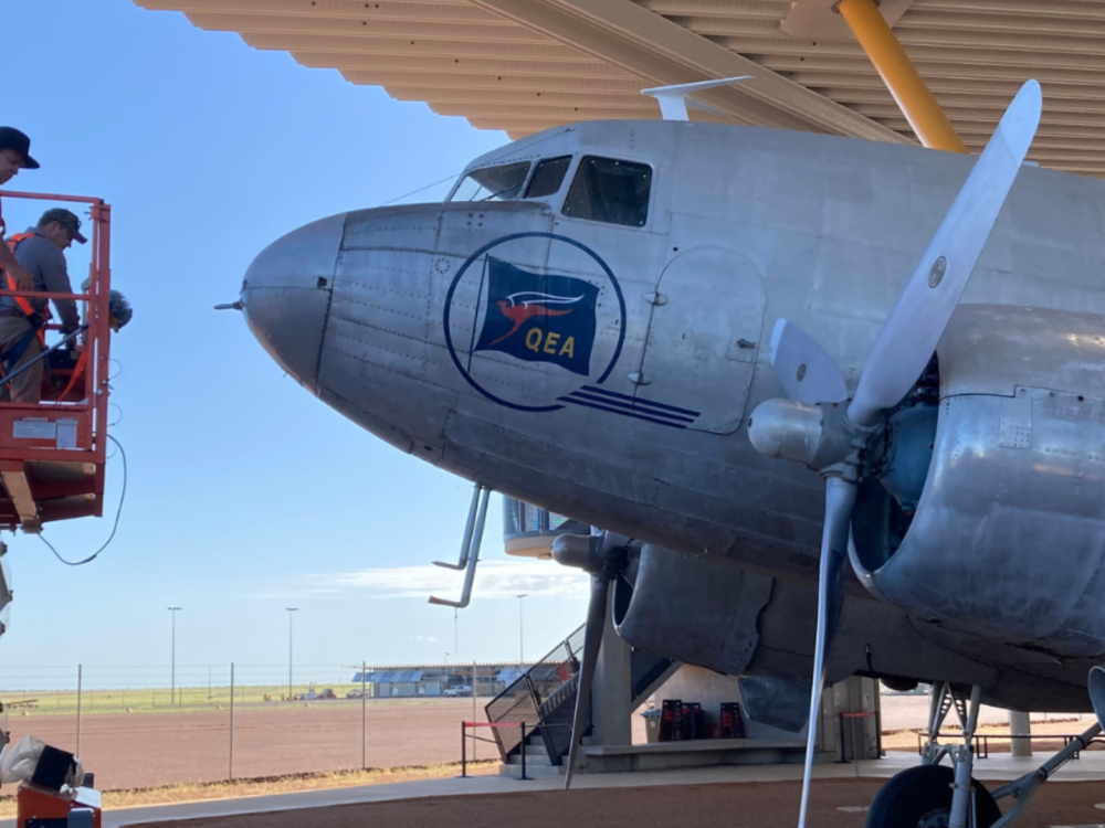 Aircraft at the Qantas Founders Museum