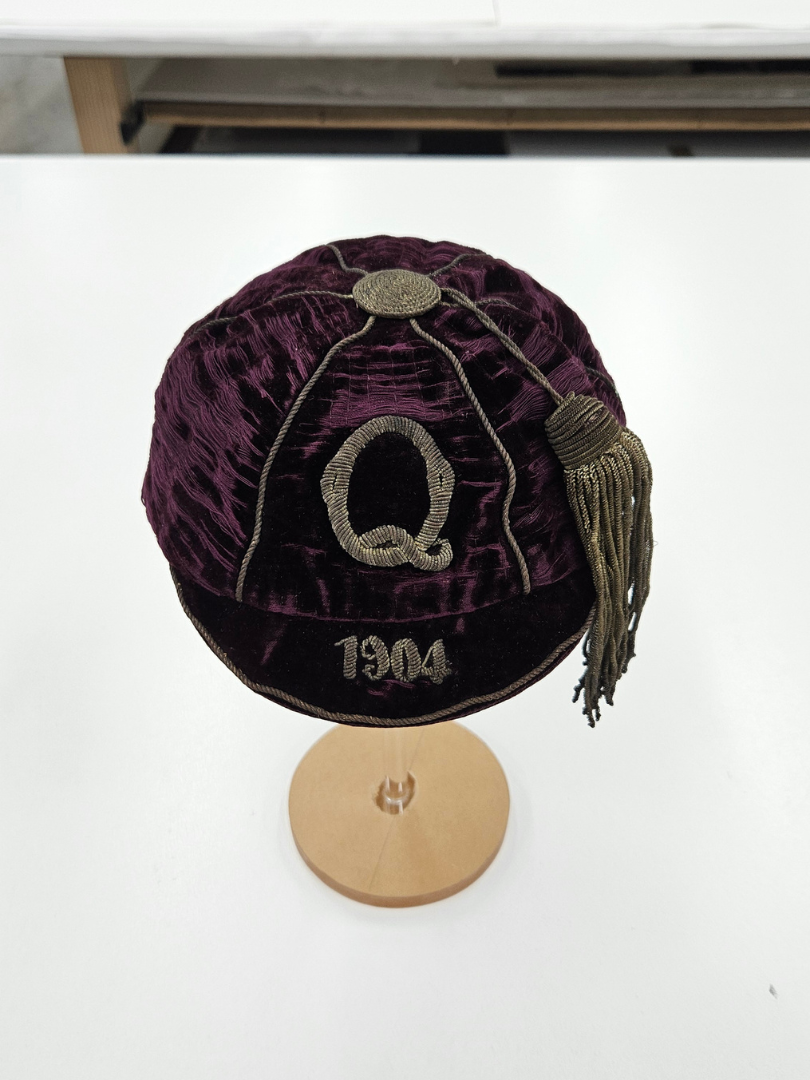 Mit Rugby Cap Textile conservation rugby caps
