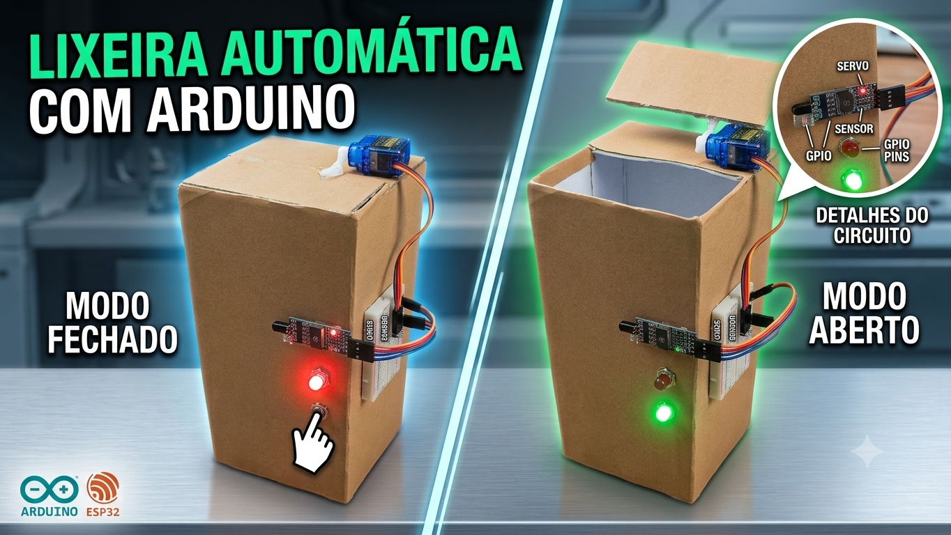 Caixote de Lixo Automático com Arduino