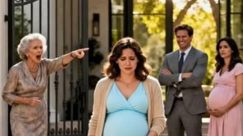 We were both pregnant by my husband