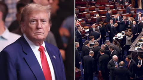The Republican-controlled U.S. Senate Just Voted 81-14 President Trump Cant Believe It as Senate Advances 5174B..