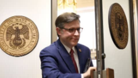 Speaker Mike Johnson Leaves White House Meeting and Makes an EPIC Announcement