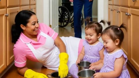 He believed his daughters would never walk again… until he came home early. What he saw in the kitchen uncovered an unforgivable lie.