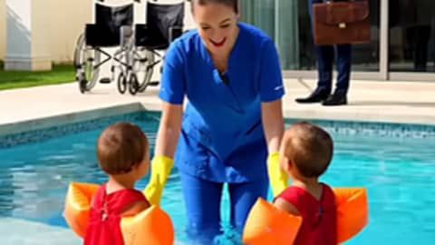 For two years, the millionaire’s twin sons hadn’t laughed once. But when he came home early and saw what the new nanny was doing with them in the pool, he realized something no doctor had ever told him.      Scroll to the comments for the full story 👇