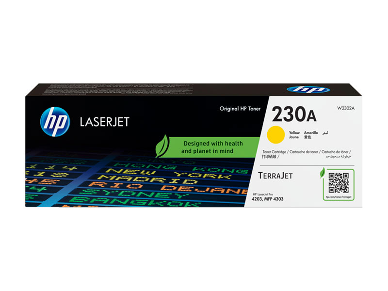 El Toner Original HP W2302A (230A) Yellow