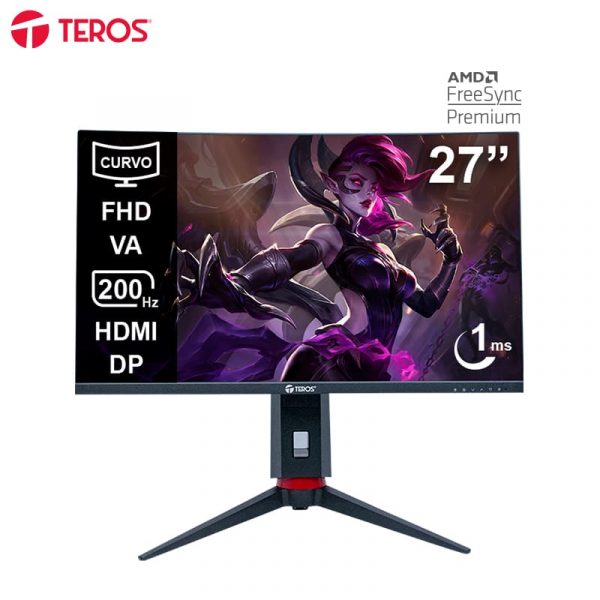 Monitor curvo Teros 27 full hd 200hz 1ms