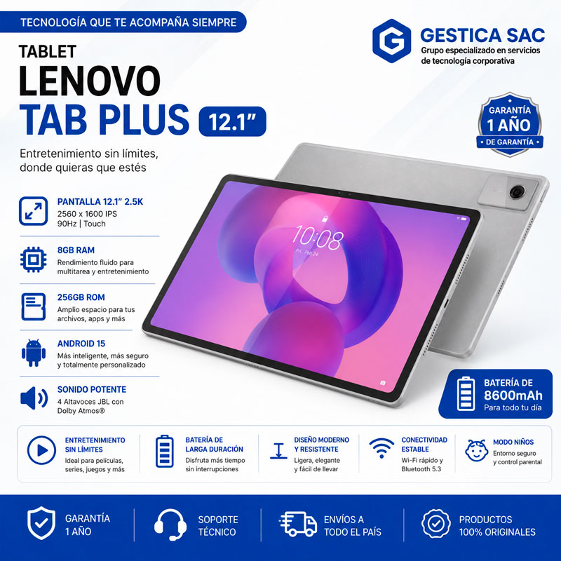Tablet Lenovo Idea Tab Plus 12.1