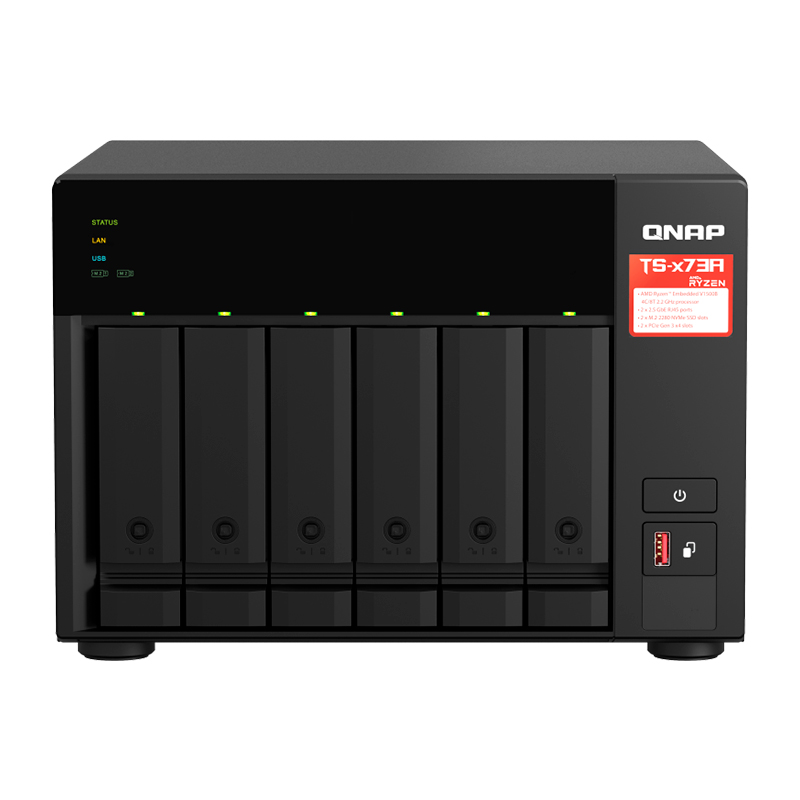 Servidor NAS QNAP TS-673A-8G Ryzen