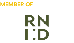 The badge of Member of Royal National Institute of Deaf People