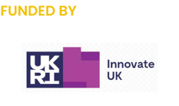 The badge of Funded By Innovate UK
