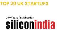 The Badge of Top 20 UK Startups by Silicon India