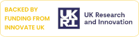 Badge of Backed by funding from Innovate UK