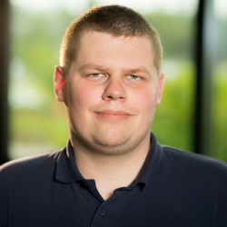 The portrait of Robert Tiffert, Deaf Full-stack Software Developer.
