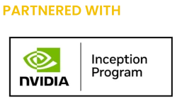 The Badge of Partnered with Nvidia Inception