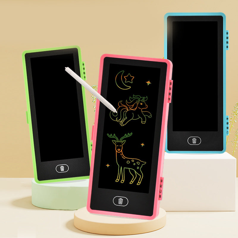 Kids 2-in-1 LCD Drawing Tablet & Pencil Box - Birthday Gift