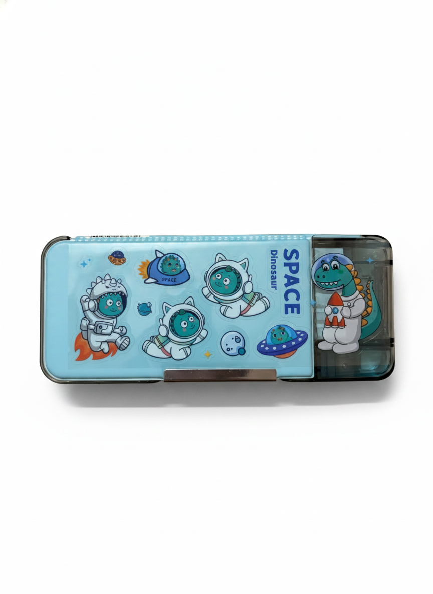 Kawaii Space Multi-Compartment Pencil Case Kids Birthday Gift