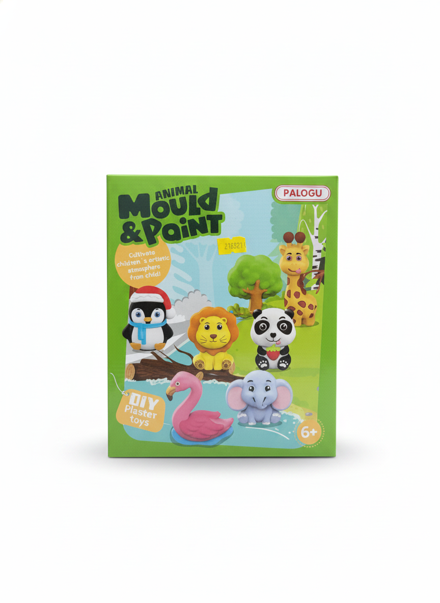 Creative Animal Mould & Paint DIY Kit for Kids - Return Gift