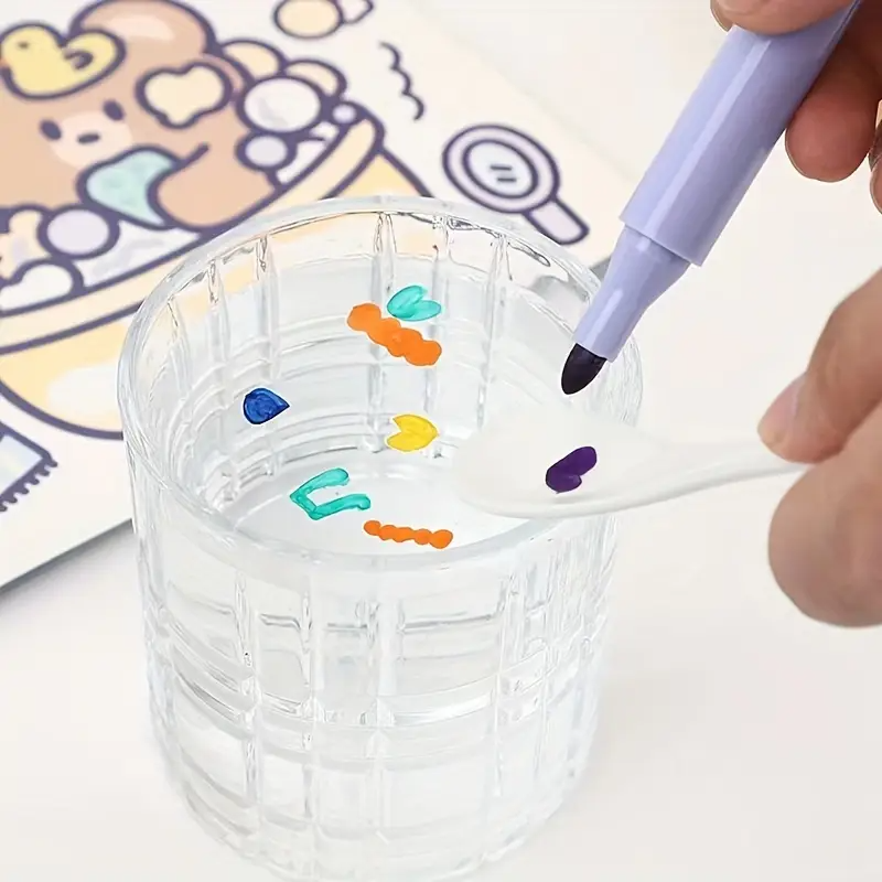 Magic Floating Ink Pen Set 8 Color - Creative Return Gift for Kids