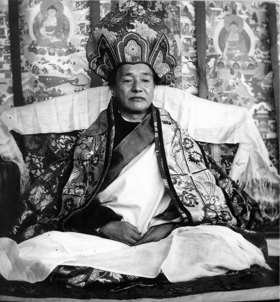Formal portrait of H.H. Dudjom Rinpoche