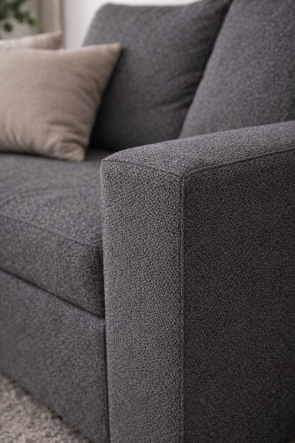 Sillón Chenille Metal lateral