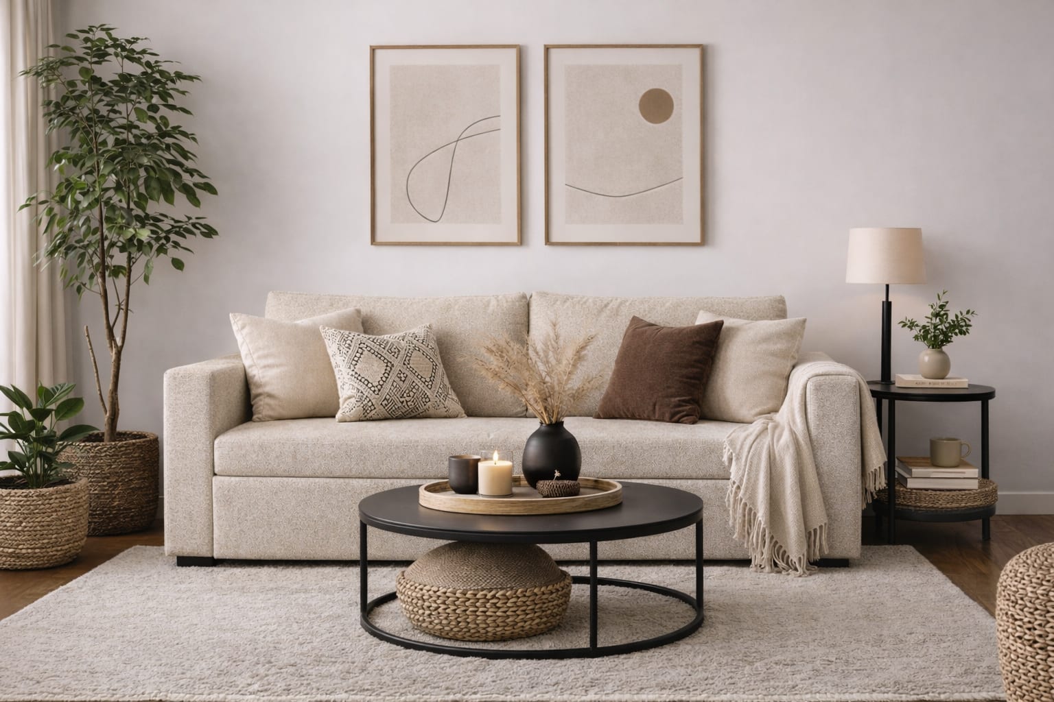 Sillón Chenille Manteca detalle