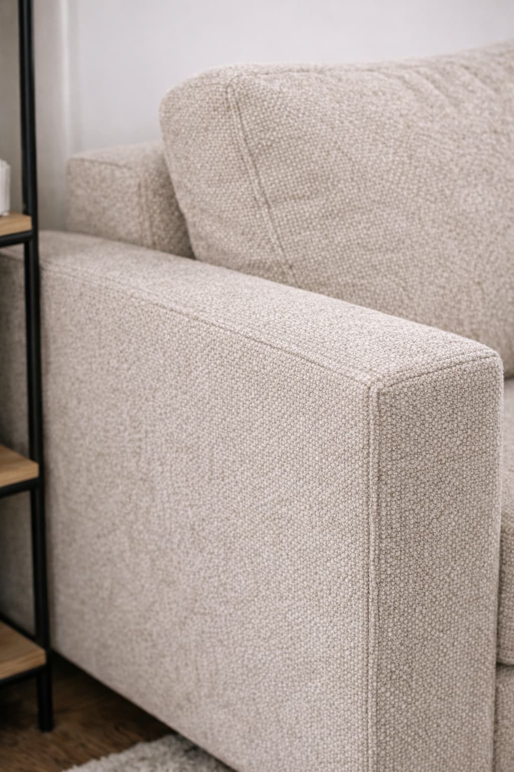 Sillón Chenille Manteca