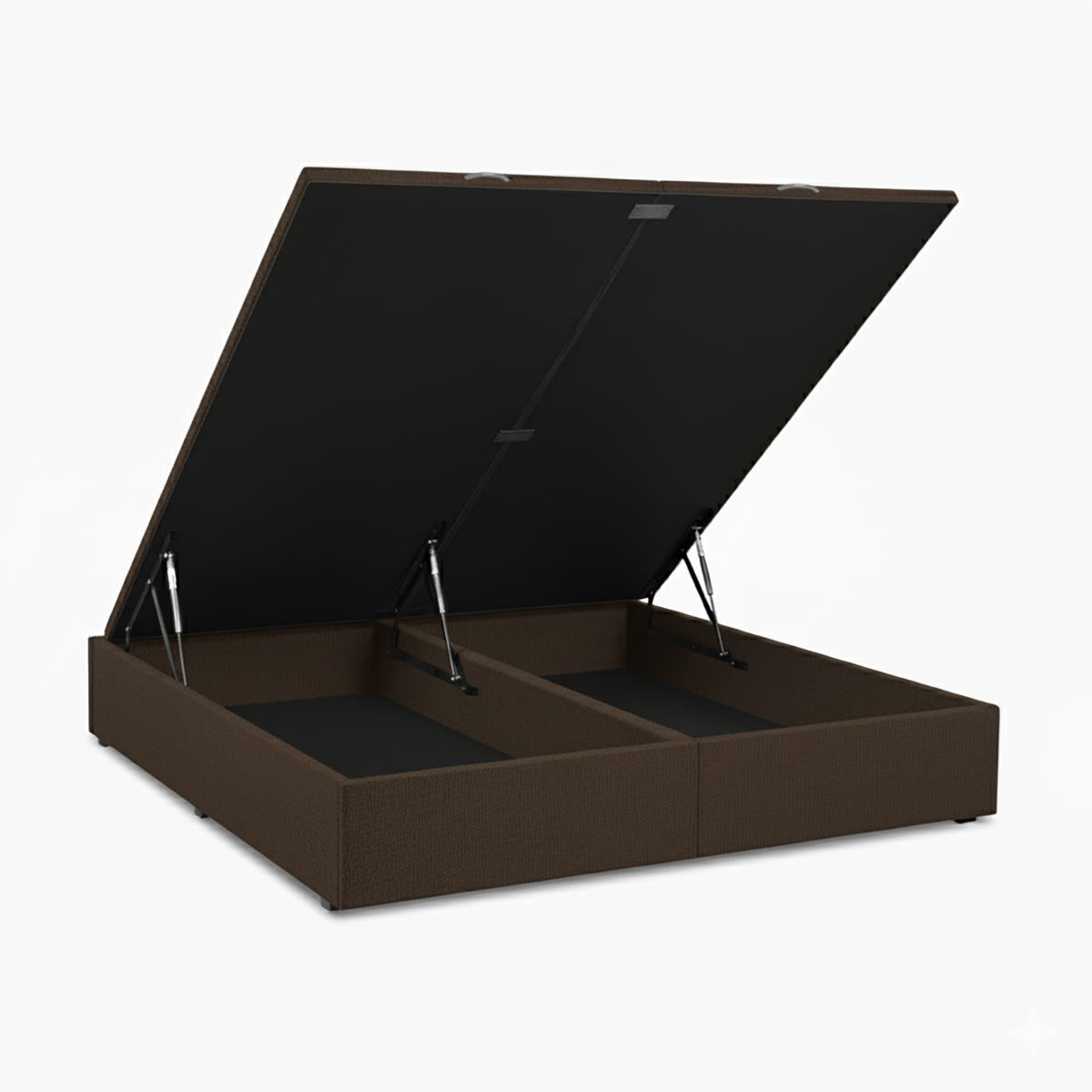 Cama baul chenille H marron 