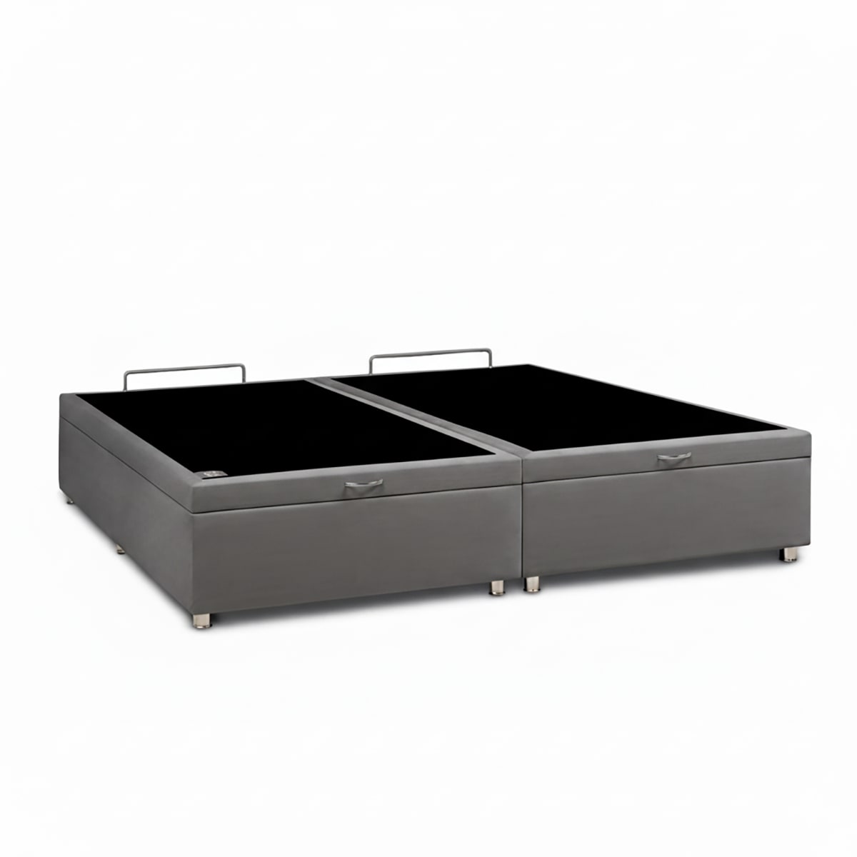 Cama baul premium H gris oscuro cerrada