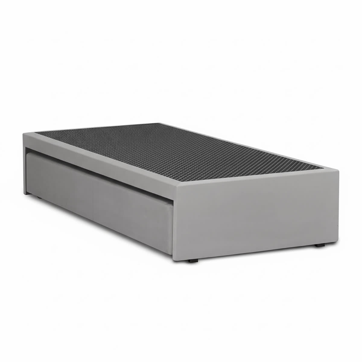 Cama carrito premium gris claro cerrada
